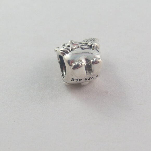 Pandora Bear Charm Christmas Polar Bear Charm Holiday Charm S925 Ale (H17) - Picture 3 of 4